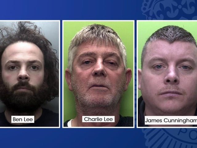 Charlie Lee, 57 formerly of Mile Tree Lane, Coventry, pleaded guilty to a charge of conspiracy to commit fraud by false representation. He was jailed for three years and 10 months. James Cunningham, 41, of Cawley Lane, Heckmondwike, West Yorkshire, pleaded guilty to conspiracy to commit fraud by false representation, and six money laundering offences. He was sentenced to five years and 10 months in prison but was told he was eligible for immediate release on licence, until the end of this period, due to time already served. Ben Lee, 28, formerly of Mile Tree Lane, Coventry, pleaded guilty to conspiring to commit fraud by false representation, and concealing, disguising, converting, transferring or removing criminal property. He was jailed for four years and 11 months. (Pictures: Nottinghamshire Police.)