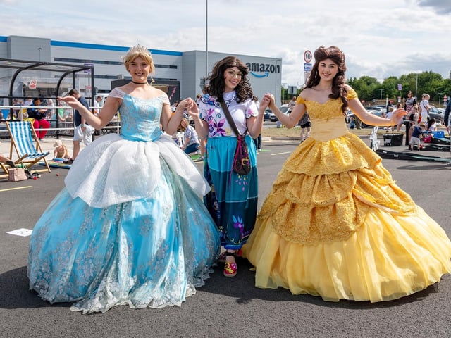 Disney characters made an appearance
