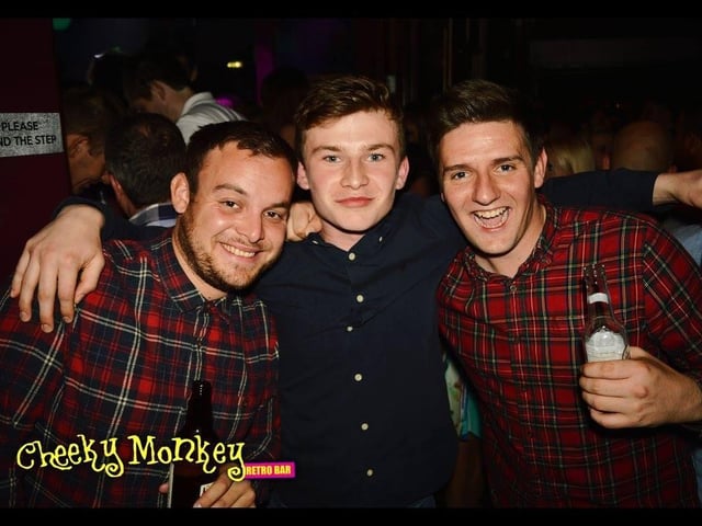 I don't think the one in the middle got the shirt memo