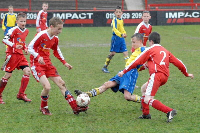 The 2008 Youth League Finals game between Woodhouse Colts and Dresden Colts (Red)