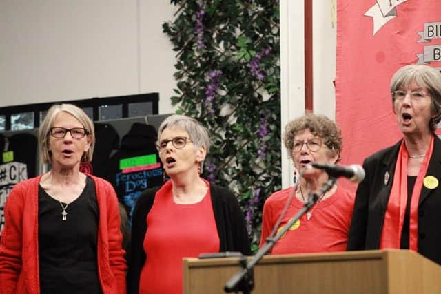 Nottingham Clarion Choir. Photo by Victoria Spencer.