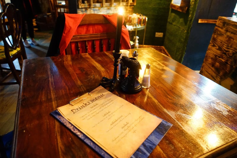 Interior design, including props and menus, have taken inspiration from the series.