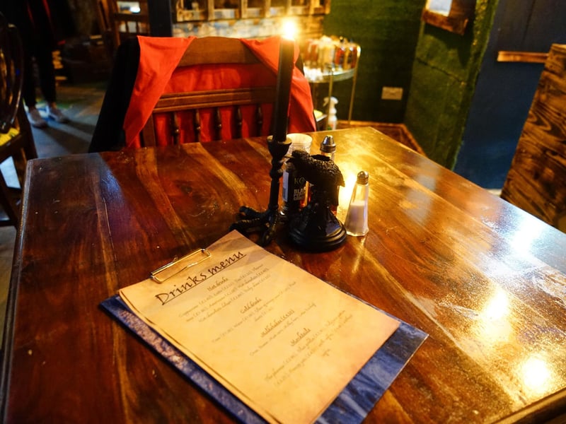 Interior design, including props and menus, have taken inspiration from the series.