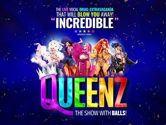 Direct from their smash-hit run in London’s West End, Queenz are back by popular demand and they are bringing the moves of Britney and voices like Whitney with them! These dragtastic divas will have you feeling fierce and fabulous before you know it. With not a lip-sync in sight, they serve up a set list of remixed and reimagined pop anthems, including Queen Of The Night, Born This Way, Raining Men, I Will Survive, I Wanna Dance With Somebody, plus other musical mashups and other surprises.