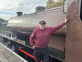General Manager Mark Sealey gets ready for a departure during the October half-term holidays.