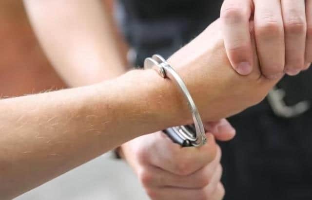 Two men were arrested.