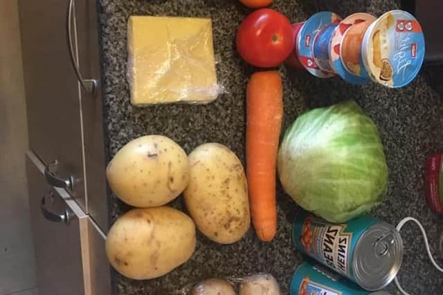 Some parents have been unhappy with the content of food parcels