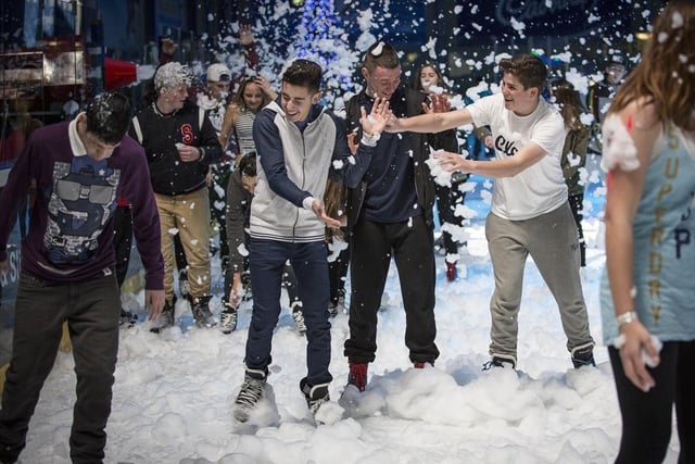 It's probably the only ice-skating foam party in the UK - and it's on your doorstep, just one Robin Hood Line train journey away. Disco lights will fill the rink and music will play as the cannons shoot the foam at the National Ice Centre in Nottingham. Suitable for adults, youngsters and families, the next party takes place this Saturday evening.