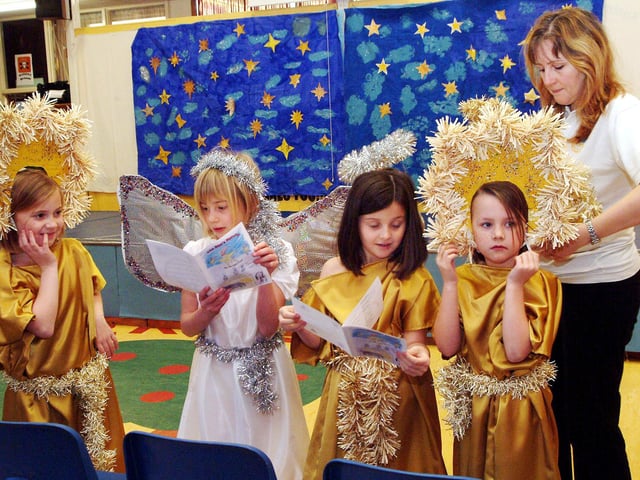 In 2007, year 3 pupils took part in a nativity play at Park Junior School, Shirebrook.