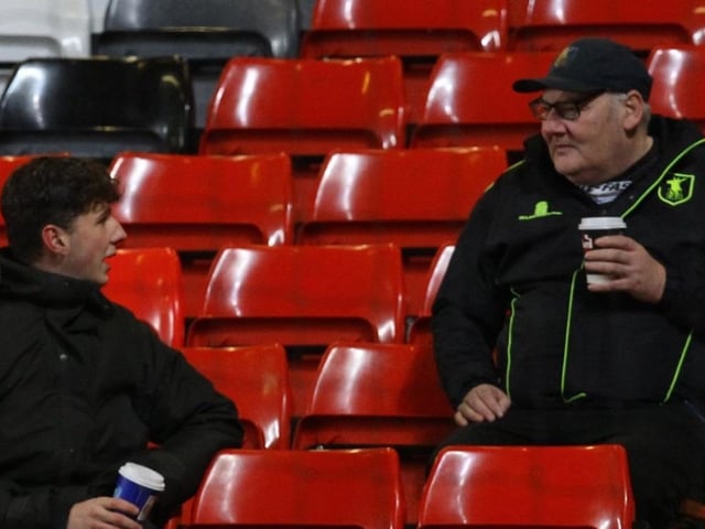Stags fans at Charlton