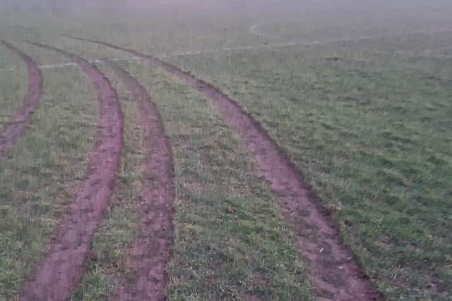 A vandal who caused tyre damage Carr Lane Park, Warsop, has been identified and issued a fine thanks to new CCTV in the area.