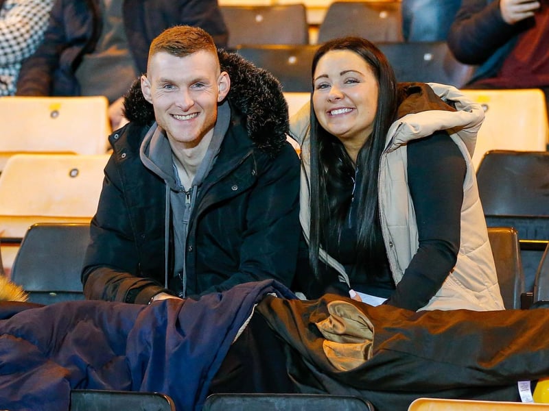 Mansfield Town fans ahead of the 3-1 defeat at Port Vale.
