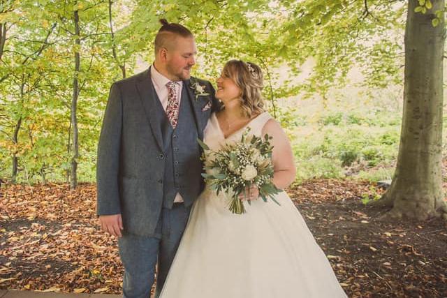 Laura Winson, said: "We got married 30/10/2020 (third date change) with 13 guests at Van Dyks. We also had a baby four weeks before 2/10/2020. Covid-19 didn’t stop us!"