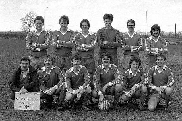 Sutton Colliery Miners Welfare FC, 1980.