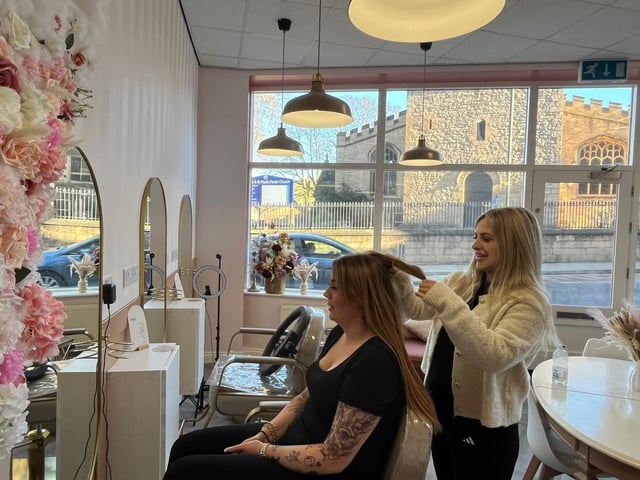 Hair by Cocom one of the new businesses in Mansfield town centre.