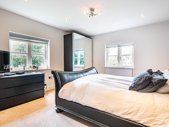 The house offers six large double bedrooms.