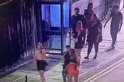 Police have released CCTV images of the area where the asault happened at the time it happened. Photo: Nottinghamshire Police