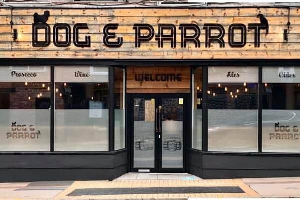 The Dog and Parrot pub on Nottingham Road, Eastwood.