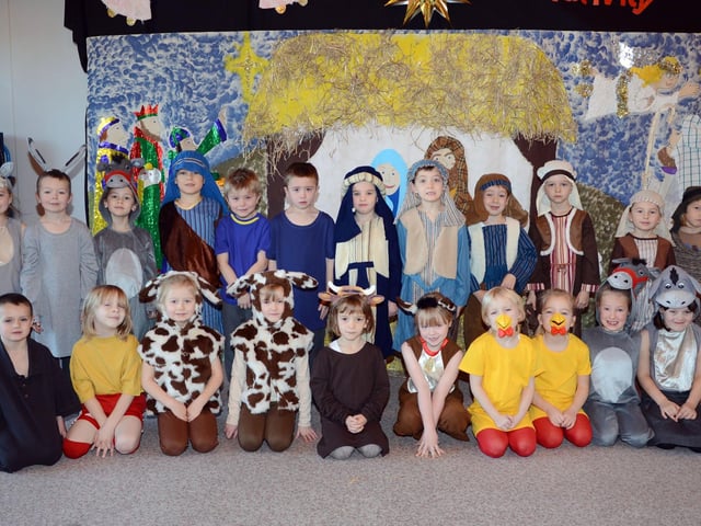 Christmas nativity play at Heatherley Primary School in Mansfield in 2012.