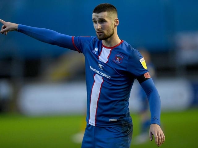 Carlisle United had two players sent off this season and collected 83 bookings.