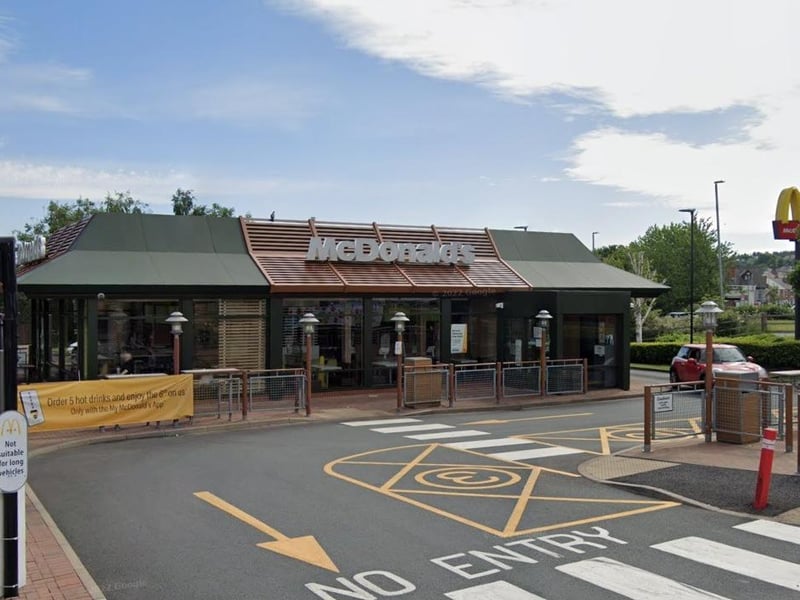 The fast-food restaurant was awarded a five rating after assessment on January 19.