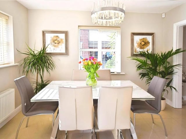 The perfect spot for family meals or hosting.