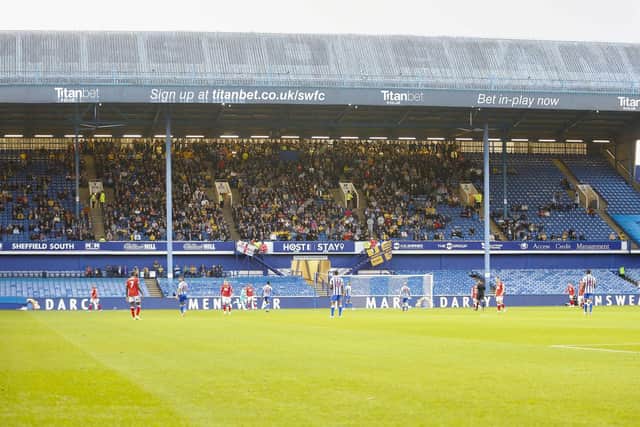 A general view of Mansfield Town's Carabao Cup second round match against Sheffield Wednesday FC at Hillsborough
Photo Credit Chris & Jeanette Holloway /  The Bigger Picture.media