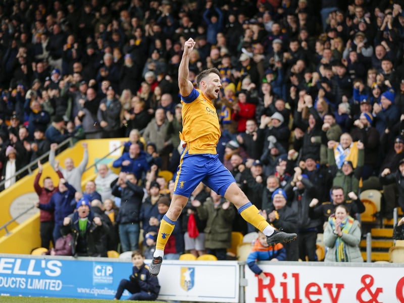 Ollie Clarke scores.