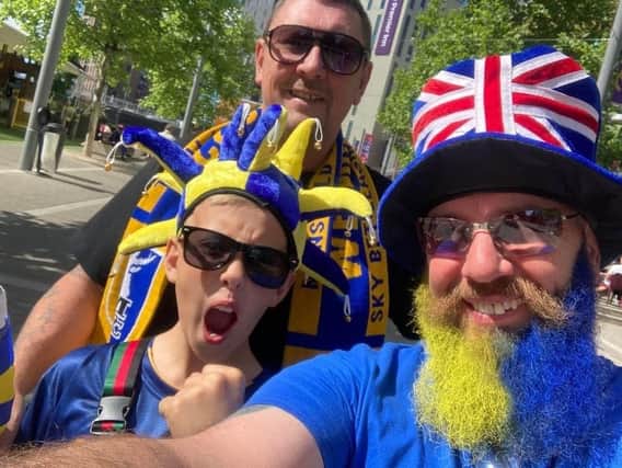 Mansfield Town fans are on their way to Wembley.