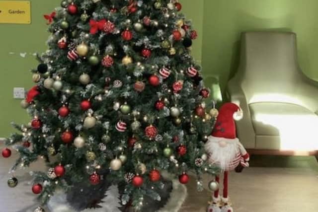 Christmas tree at Blossomwood
