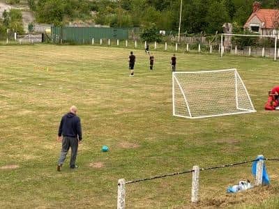 Socially-distanced training