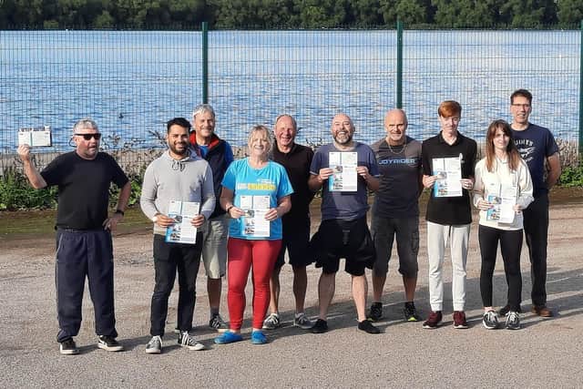 Graduates of the last Royal Yachting Association training course to be held by Sutton Sailing Club at King's Mill Reservoir.