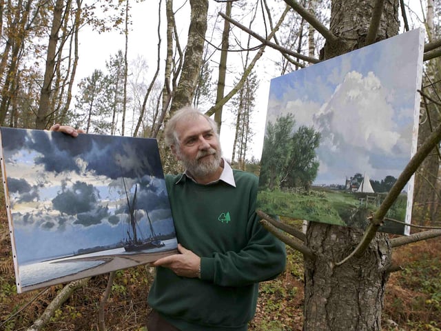 November, 2007. Forestry Commission, Sherwood Pines Forest Park, Notts. Artist Paul Barwick, Conservation and Recreation Chief.
