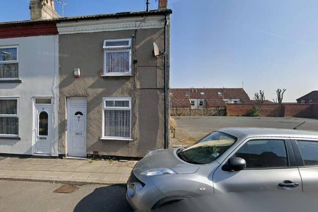 The derelict car park on Portland Street in Sutton, where four new semi-detached houses could soon be built. (PHOTO BY: Google Maps)