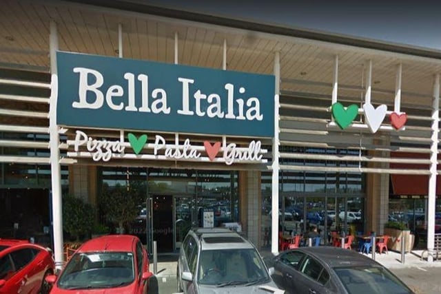Bella Italia on Park Lane was handed a top five-star rating