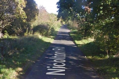 Nicolton Road, Rumford will be closed from the junction with Craigs Crescent to the rail bridge until November 25 for carriageway resurfacing works. Picture: Google.
