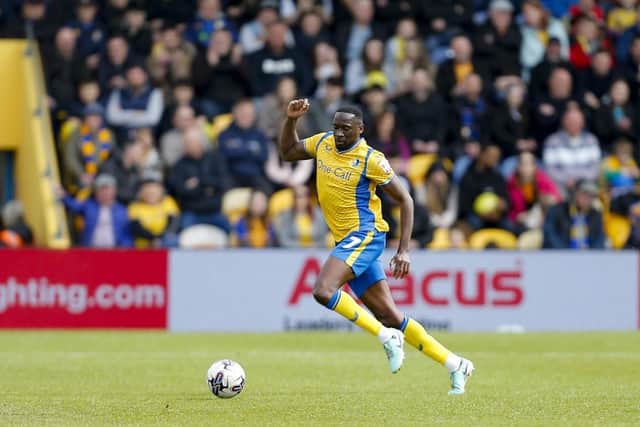 Lucas Akins in action today