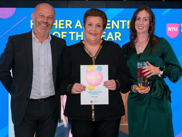 The Higher Apprentice Award was won by Sarah Westwood