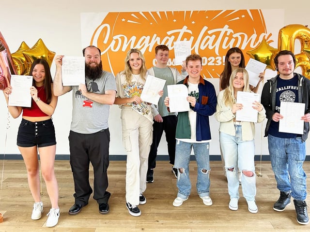 It was a memorable results day at West Nottinghamshire College.