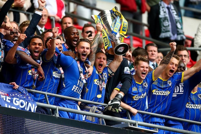 AFC Wimbledon beat Plymouth 2-0 at Wembley. Six points separated the sides in the regular season.