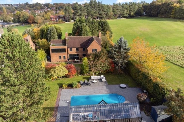 The last photo in our gallery is a brilliant aerial shot of the Appledore plot, which extends to almost half an acre and offers enclosed peace and privacy in a lovely setting