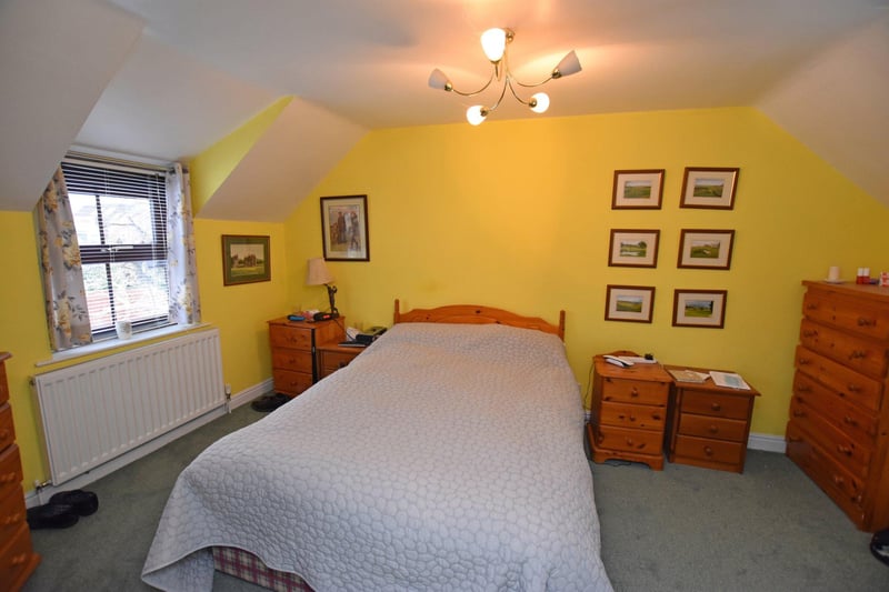 On the first floor are four double bedrooms.