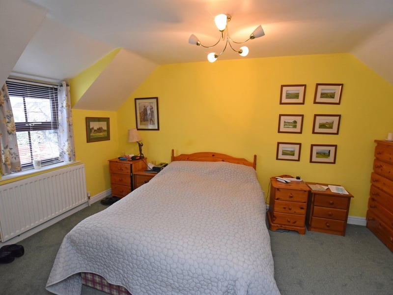 On the first floor are four double bedrooms.