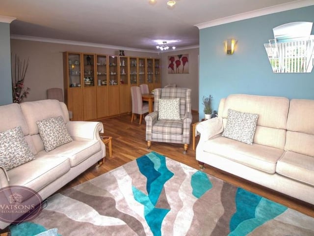 Another shot of the lounge and all the home comforts it brings. The dining area is in the background.
