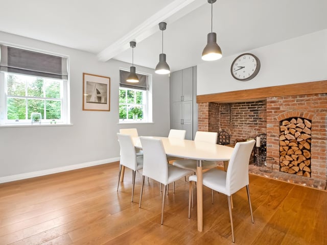 This 8 bed house in Bidbury Lane, Old Bedhampton, is on the market for offers in excess of £1.8m. It is listed by Fine and Country.