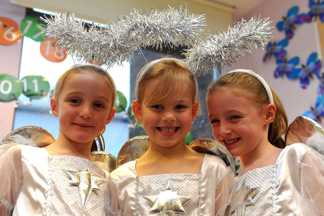 Happy times at Stranton Primary School in 2012.