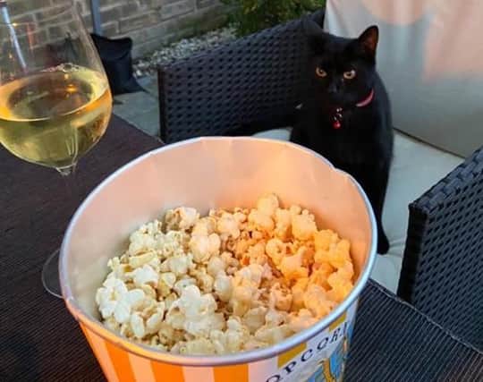 Heather Marie says: "A perfect summer evening in the garden, although I think the invitation was confused."