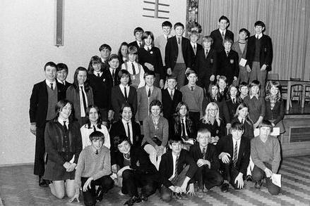 Pupils from Brunts School are pictured in 1971 during an awards night.
