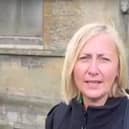 Anti-social behaviour officer Sarah Shackleton in the video.