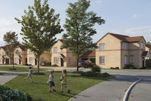 An artist's impression of how the new homes on the development would look. Photo: Other